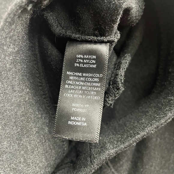 Betabrand Classic Straight Leg Dress Pants Charcoal Large Petite Office Workwear - Picture 9 of 11